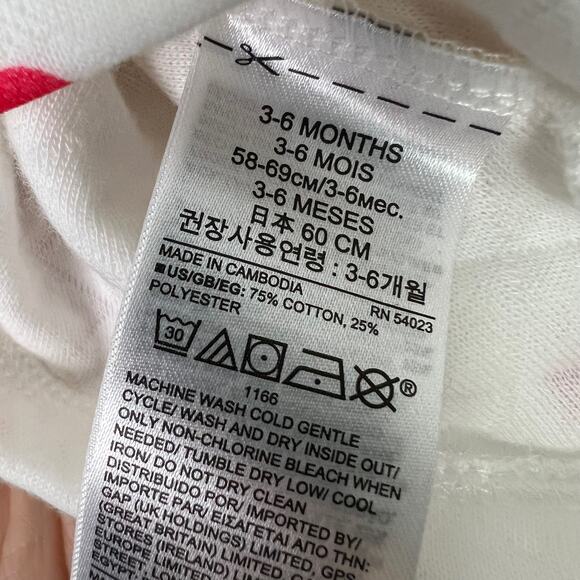 Baby Gap NWT 3-6 months Quilted Dot Dress Bloomers Long Sleeves Rainbow Dots‎ - Picture 9 of 11